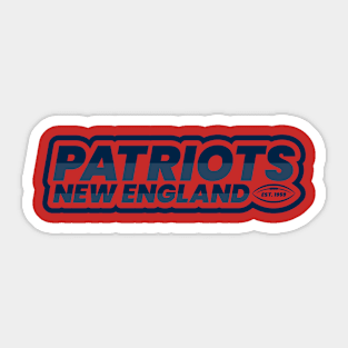 New England 3 Sticker